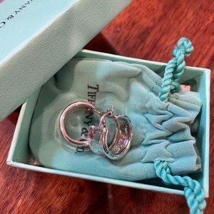 Tiffany’s 925 sterling silver 1837 silver hoop earrings